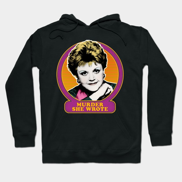 Murder She Wrote / 80s Retro TV Design Hoodie by DankFutura